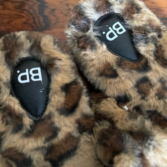 BP. Women Animal Print Faux fur Sophie Slide Slippers 11/12 - Picture 8 of 10